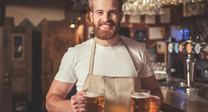 Arbeitskleidung-Barkeeper