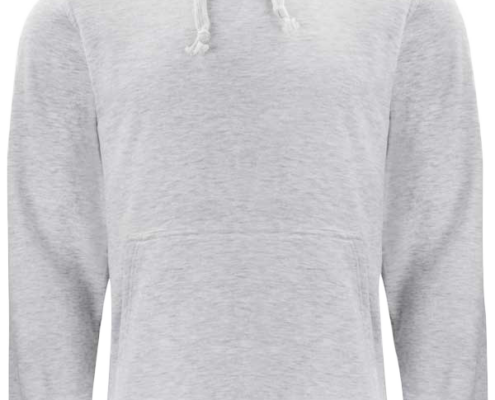 Clique_Basic-Hoddie_Aschgrau_Vorne