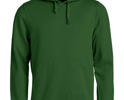 Clique_Basic-Hoddie_Flaschengruen_Vorne