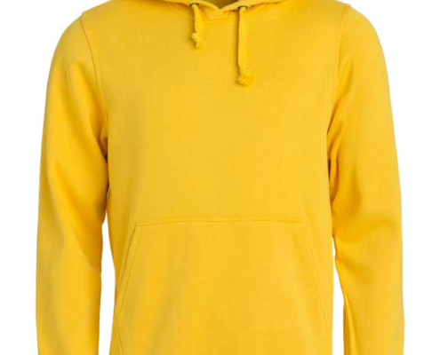 Clique_Basic-Hoddie_Gelb_Vorne