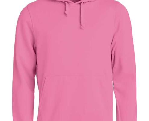 Clique_Basic-Hoddie_Hellespink_Vorne