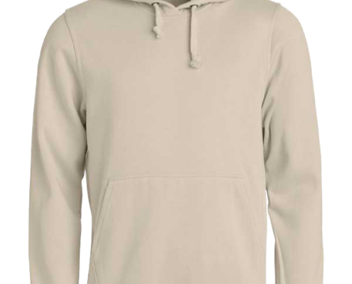 Clique_Basic-Hoddie_Khaki_Vorne