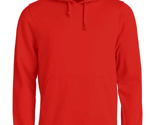 Clique_Basic-Hoddie_Rot_Vorne