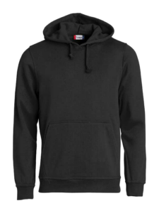 Clique_Basic-Hoddie_Schwarz_Vorne