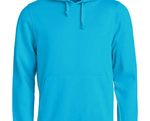 Clique_Basic-Hoddie_Tuerkis_Vorne