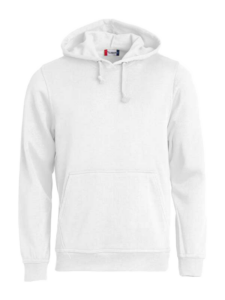 Clique_Basic-Hoddie_Weiss_Vorne