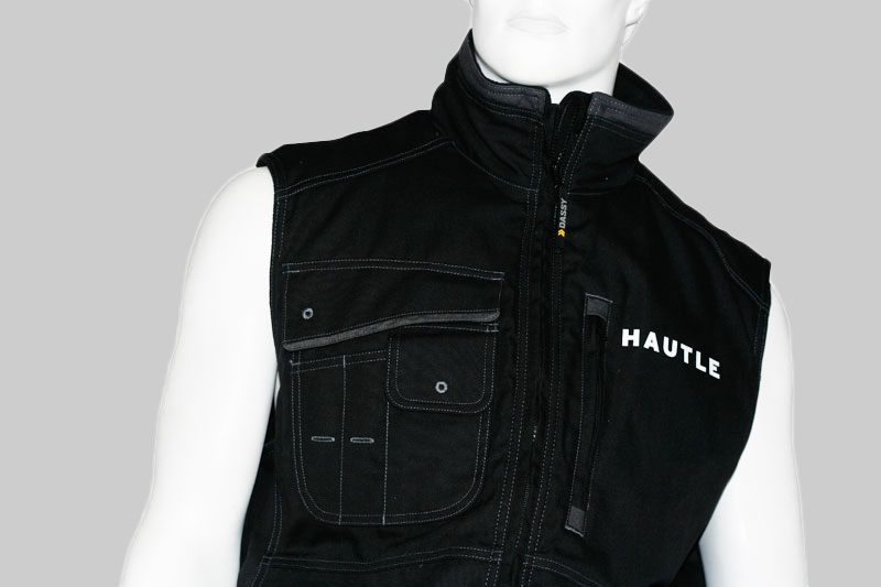 Gilet Hautle bedruckt