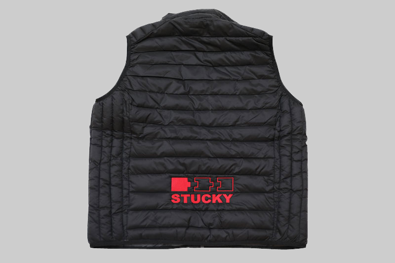 Gilet Stucky bestickt