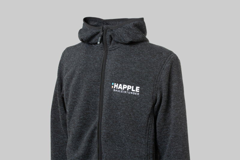 Happle Vorderseite Jacke Stick