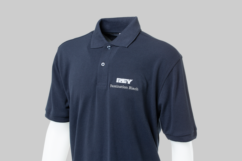 Rey Metallbau Stick Poloshirt Vorderseite