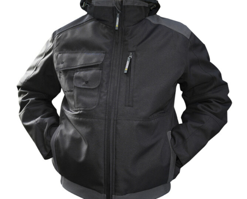 Arbeitsjacke schwarz grau