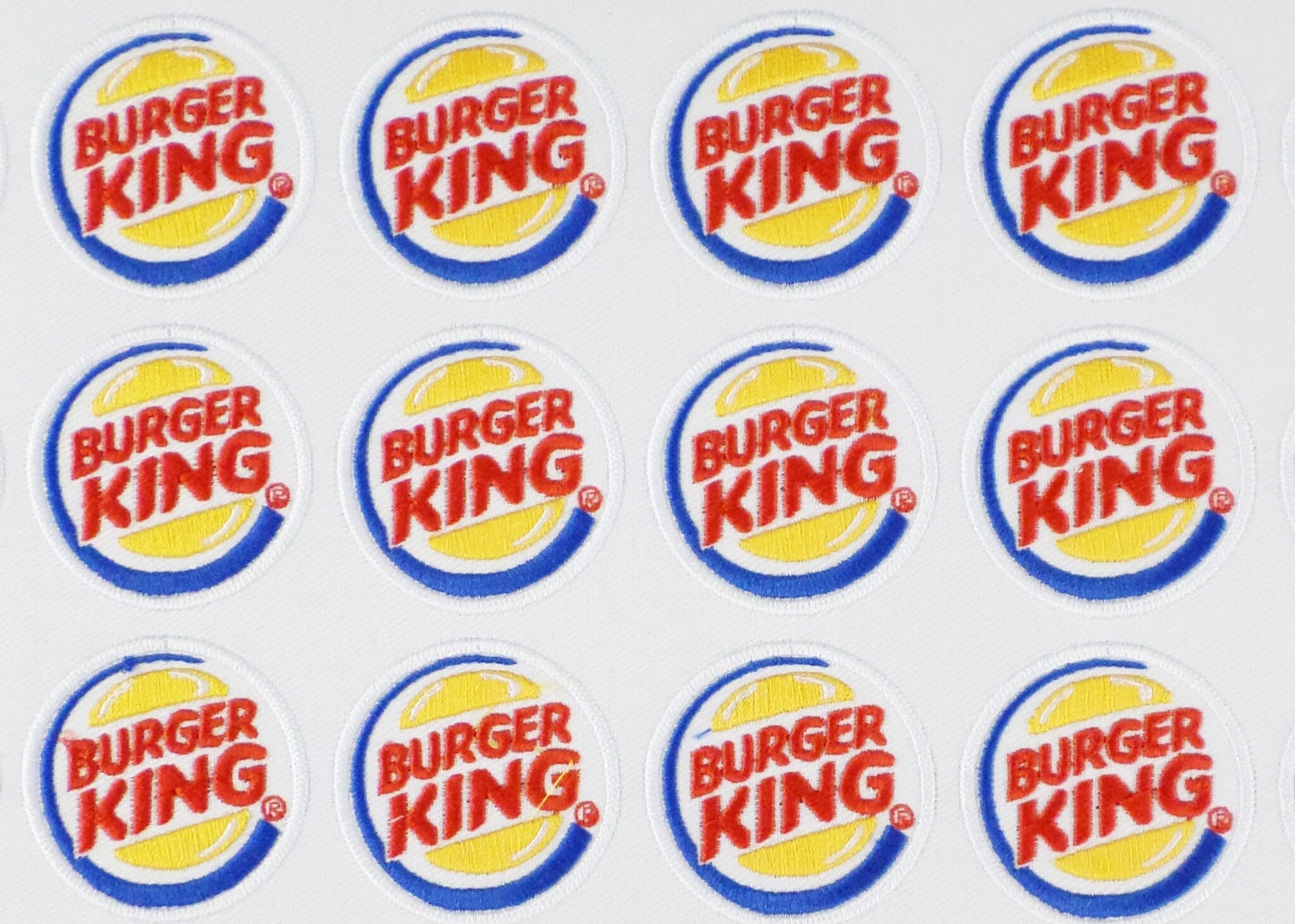 Aufnaeher Stickabzeichen Patches Burgerking