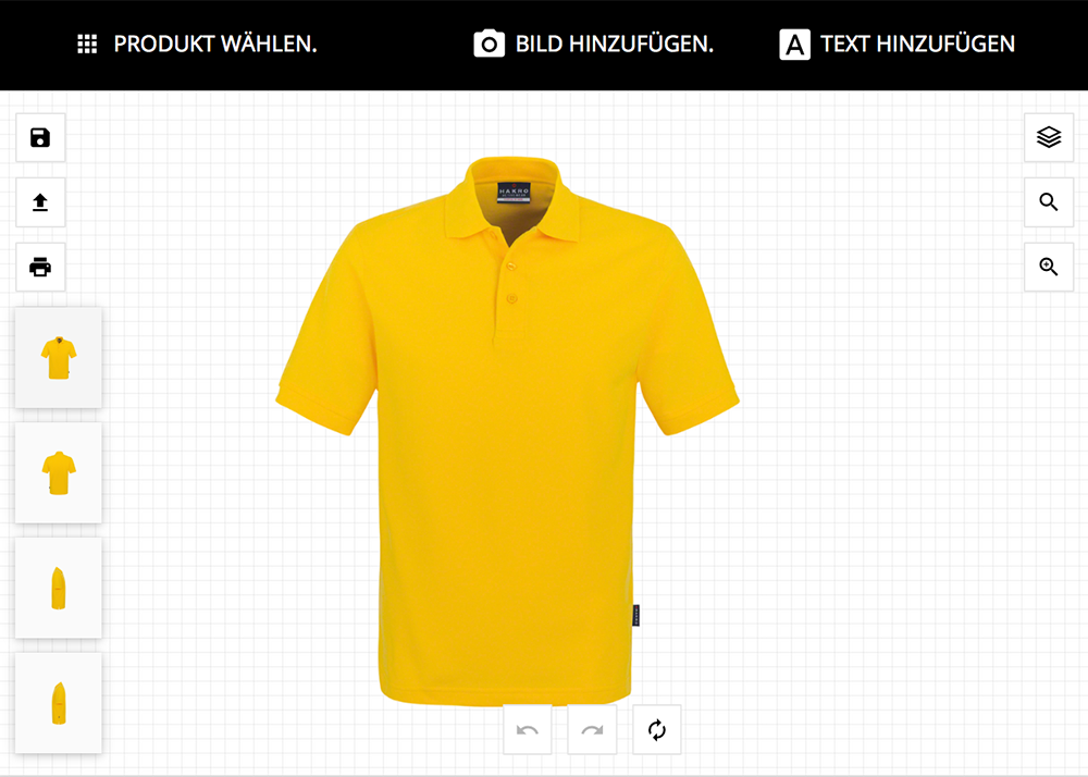 Poloshirt gestalten zum besticken