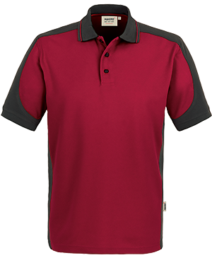 Poloshirt Besticken Bedrucken Herren Contrast Performance Hakro Vorne 839