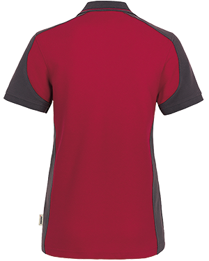 Poloshirt Damen Besticken Bedrucken Contrast Performance Hakro Hinten 239