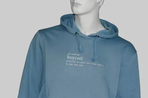 Boycott Bedruckter Pullover